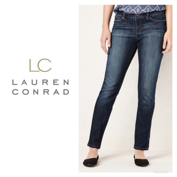 LC Lauren Conrad Denim - SOLD LC Lauren Conrad Skinny Jeans Dark Wash Sz 8